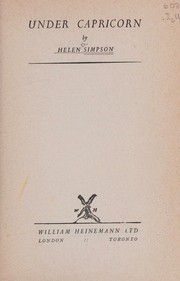 Cover of: Under Capricorn