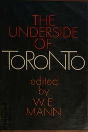 Cover of: The underside of Toronto