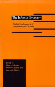 Cover of: The Informal economy by edited by Alejandro Portes, Manuel Castells, Lauren A. Benton.