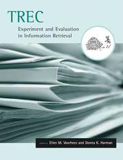 Cover of: TREC by edited by Ellen M. Voorhees and Donna K. Harman.