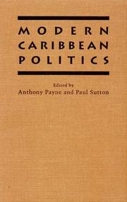 Cover of: Modern Caribbean politics