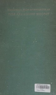 Cover of: Vistas in Botany