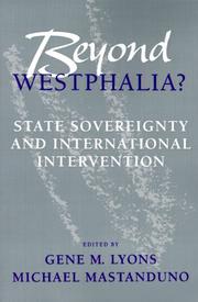 Cover of: Beyond Westphalia? | 