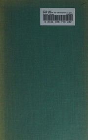 Cover of: Urban growth and development: a problem approach.