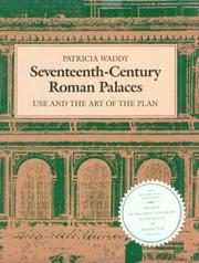 Cover of: Seventeenth-century Roman palaces by Patricia Waddy