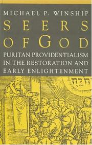 Cover of: Seers of God: Puritan providentialism in the Restoration and early Enlightenment