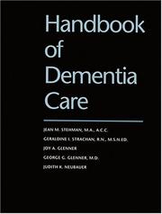 Cover of: Handbook of dementia care