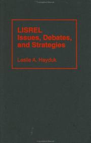 Cover of: LISREL issues, debates, and strategies