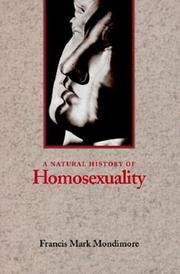 Cover of: A natural history of homosexuality