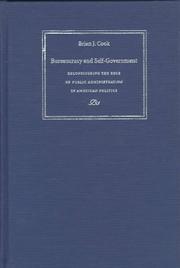 Cover of: Bureaucracy and self-government by Brian J. Cook
