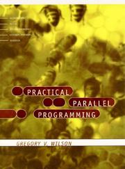 Cover of: Practical parallel programming by Greg Wilson