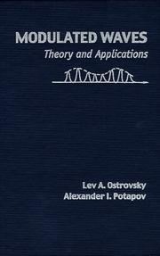 Cover of: Modulated waves: theory and applications