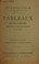 Cover of: Tableaux anciens