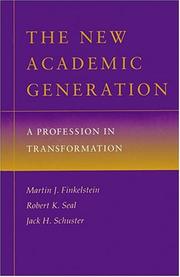 Cover of: new academic generation | Martin J. Finkelstein