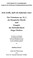 Cover of: «Ich wollt, daß ich daheime wär» :