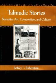 Cover of: Talmudic Stories: Narrative Art, Composition, and Culture