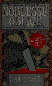 Cover of: Noblesse Oblige