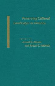Cover of: Preserving cultural landscapes in America