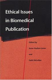 Cover of: Ethical Issues in Biomedical Publication