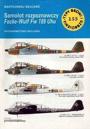 Cover of: Samolot rozpoznawczy Focke-Wulf Fw 189 Uhu
