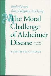 Cover of The Moral Challenge of Alzheimer Disease