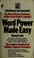 Cover of: Word Power Made Easy