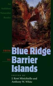 Cover of: From Blue Ridge to Barrier Islands: An Audubon Naturalist Reader