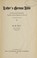 Cover of: Luther's German Bible
