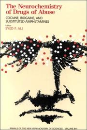 Cover of: The Neurochemistry of Drugs of Abuse: Cocaine, Ibogaine, and Substituted Amphetamines (Annals of the New York Academy of Sciences)