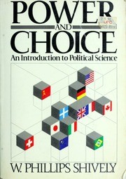 Cover of: Power and Choice: An Introduction to Political Science