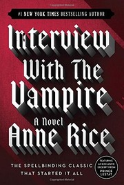 Cover of: Interview with the Vampire by Anne Rice, Anne Rice