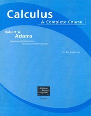 Cover of: Calculus by Robert A. Adams