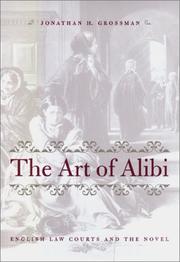 The art of alibi: English law courts and the novel cover