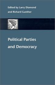 Cover of: Political Parties and Democracy (A Journal of Democracy Book)
