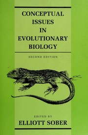 Cover of: Conceptual Issues in Evolutionary Biology, Second Edition