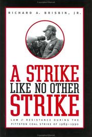 Cover of: A Strike like No Other Strike by Richard A., Jr. Brisbin
