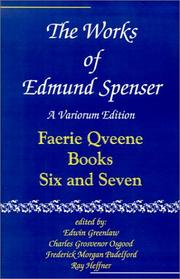 Cover of: The Works of Edmund Spenser by Edmund Spenser