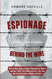Cover of: Espionage Behind the Wire by Howard Greville, Howard Greville