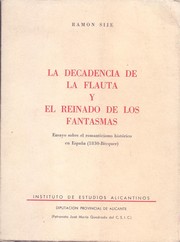 Cover of La decadencia de la flauta y el reinado de los fantasmas by ramón sijé