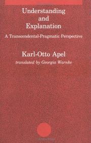 Understanding and explanation by Karl-Otto Apel