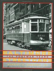Cover of: Baltimore Streetcars: The Postwar Years