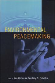 Cover of: Environmental Peacemaking (Woodrow Wilson Center Press)