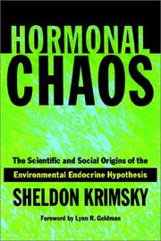 Cover of: Hormonal Chaos by Sheldon Krimsky