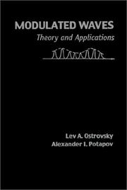 Cover of: Modulated Waves by Lev A. Ostrovsky, Alexander I. Potapov