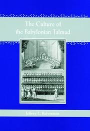 Cover of: The Culture of the Babylonian Talmud by Jeffrey L. Rubenstein