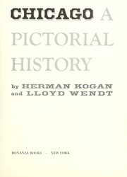 Cover of: Chicago: a pictorial history