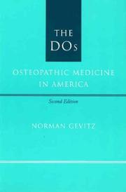 Cover of: The DOs by Norman Gevitz
