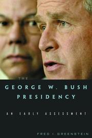 Cover of: The George W. Bush Presidency: An Early Assessment