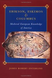 Cover of: Erikson, Eskimos, and Columbus: Medieval European Knowledge of America