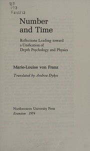 Cover of: Number and time: reflections leading toward a unification of depth psychology and physics